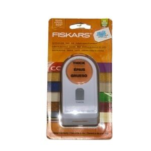 Fiskars Thick Punch - Orange and Gray